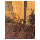 Iron Patio Chairs & Cocktail Tables