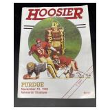 Hoosier and Purdue football program 1993