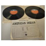 (2) set Record Album "American Indian Authentic Mu