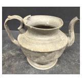 Pewter teapot