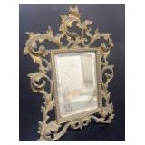 Cast iron vintage mirror