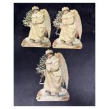 Victorian angel Christmas cut out