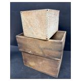 Wooden boxes
