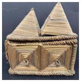 Pine Needle Covered Basket
