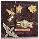 Sterling silver military PIN