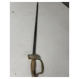 Sword with lion handle