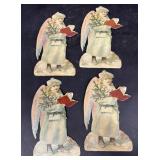 Victorian angel paper, cut outs