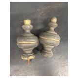 Antique wooden finals