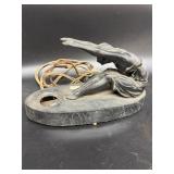 ART DECO FIGURAL LAMP BASE
