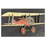 Cast aluminum airplane plaque