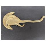 Brass Elephant Hanger