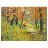 G.H. Baker "Whitewater Valley Fall Scene"