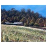 Lori Penn barn painting, 16" x 20"