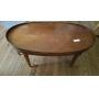 Mahogany Oval Coffee Table