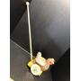 Vintage toy chicken push toy