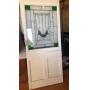 Lead glass door with Roses