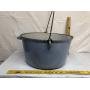 Large cast-iron kettle