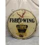 Fleet - Wing gasoline sign 30"x 30"