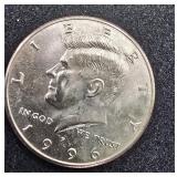 1996 P Kennedy Half Dollar
