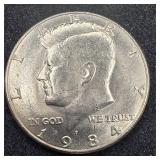 1984 P Kennedy Half Dollar