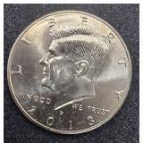 2013 P Kennedy Half Dollar