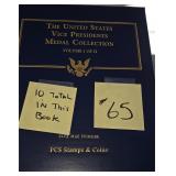 US Vice Presidents Medal Collection 10 total