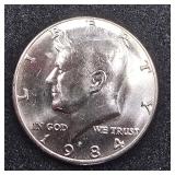 1984 D Kennedy Half Dollar