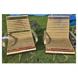 Pair Vintage Rocking Patio Chairs-Shed