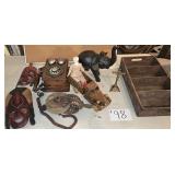 Collectibles, 2 African Style Masks, Pully,