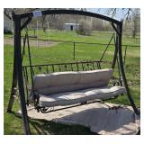 Swing with Cushions & Canopy Top-Big Garage