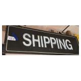 Large Shipping Sign, Bring Tools-Big Garage