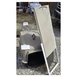 Dog Crate & Doggy Door-Big Garage