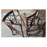 Bamboo Table Base, Metal Table Base-Shed