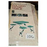 Great Land Folding Picnic Table 34' X 26' X 27'