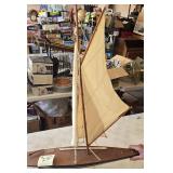 Wood Model of Sailing Boat-Big Garage