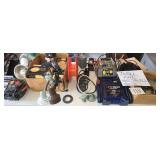 Table Full-Cassette Tapes, Lights, Jump Starters,