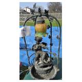 Water & Lamp Fountain-Untested-Shed