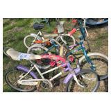 3 Vintage Bicycles-Big Garage