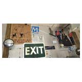 All On Garage Wall, Ice Skates, Baseball Catcher's