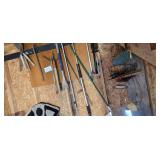 Garden Tools On Wall-Shed