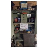 Cabinet & Contents, 31'w X 63' t -Shed
