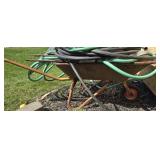 Wheelbarrow & Hoses-Shed