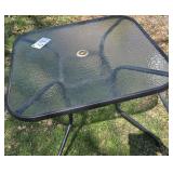 Glass Top Patio Table-Big Garage
