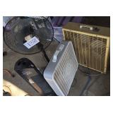 3 Fans & One Air Purifier (All Work) -Big Garage