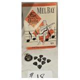 Vintage Mel Bay Guitar Book & Fender Guitar Picks