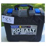 Kobalt 204 pc Set-Like New!