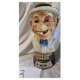 1976 Mortimer Snerd Jim Beam Decanter Bottle
