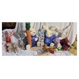 Bunny/Easter Rabbit Collection, 2 lg Paper Mache,