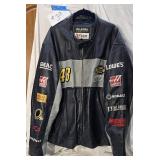 Jimmie Johnson Leather Lowes Nascar Jacket 2XL
