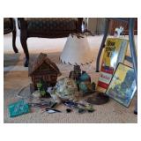 Vtg. Winston Cigarette Advertising, Lamp & More